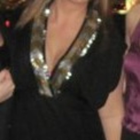 French connection beaded deep V dress - Picture 7 of 7